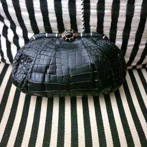 Judith Leiber Alligator Clutch